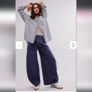 Free People Tegan Washed Barrel Trousers Size 0
